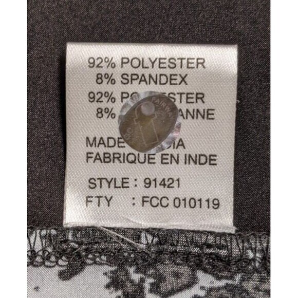 Women's JAMIE SADOCK 1/4 Zip Sleeveless Snakeskin Print Golf Dress M - Picture 13 of 14